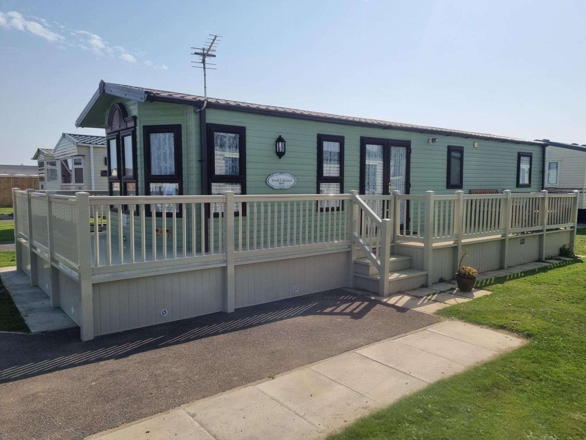 Palm Square 19 3 Bed Deluxe Caravan Chapel St. Leonards Exterior foto