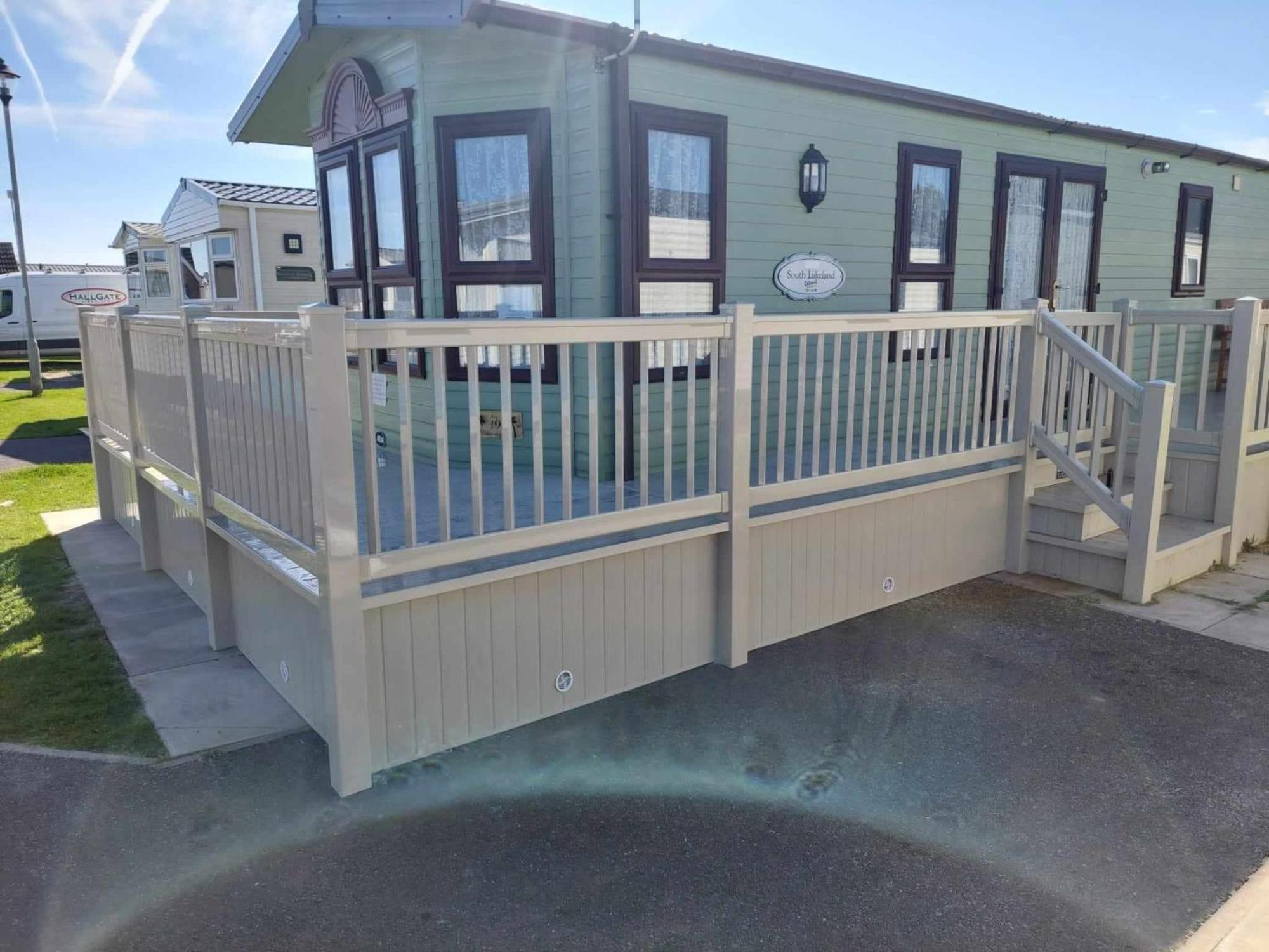 Palm Square 19 3 Bed Deluxe Caravan Chapel St. Leonards Exterior foto